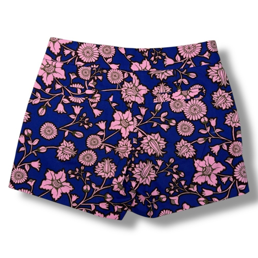 J. Crew Women’s Side Zip Chinos Pink Floral Shorts Size 0 - Picture 5 of 5